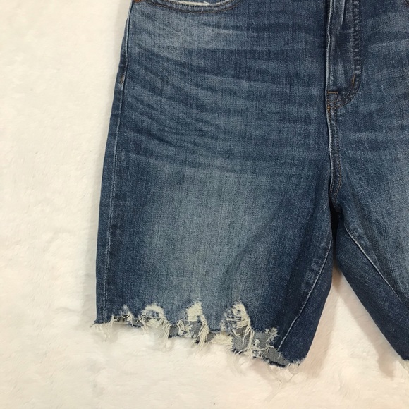 NWT MADEWELL bermuda denim shorts medium wash 28 - Picture 4 of 16